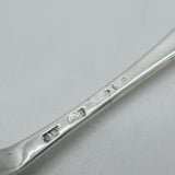 George II Sterling Silver Boar Crest Floral Serving Spoon Antique 1745 London