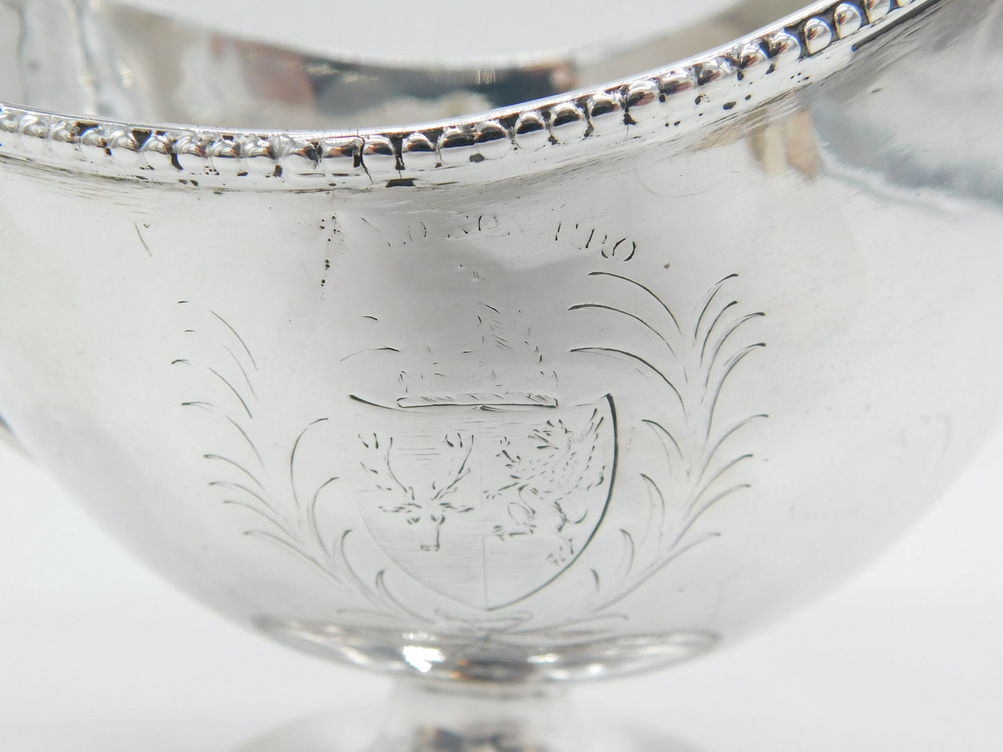 Hester Bateman George III Sterling Silver Pedestal Sauce Boat Antique 1783 London