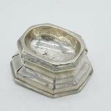 George I Britannia Silver Trencher Salt Cellar Antique 1720 London AF
