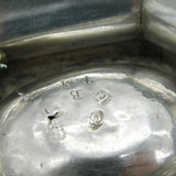 George I Britannia Silver Trencher Salt Cellar Antique 1720 London AF
