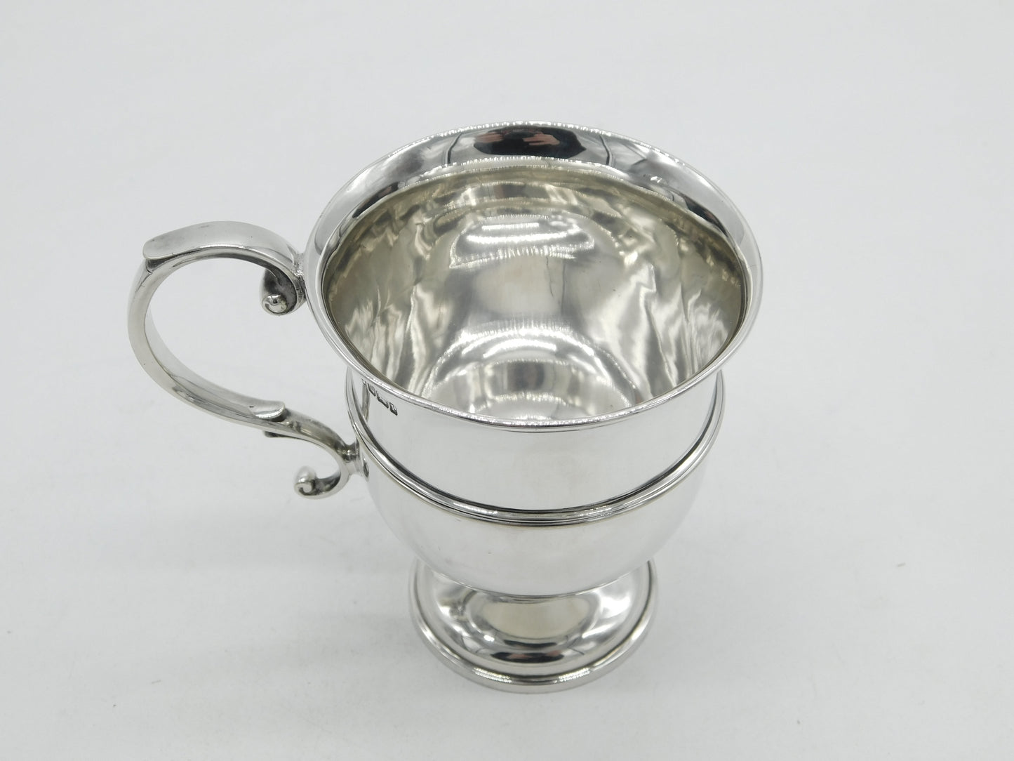 Edwardian Sterling Silver Christening Mug Antique 1903 Sheffield