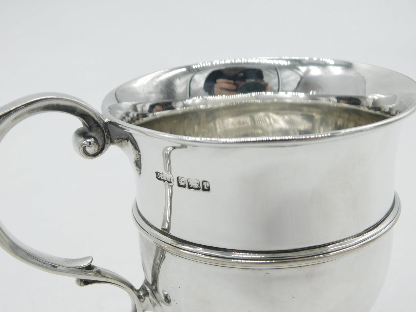 Edwardian Sterling Silver Christening Mug Antique 1903 Sheffield