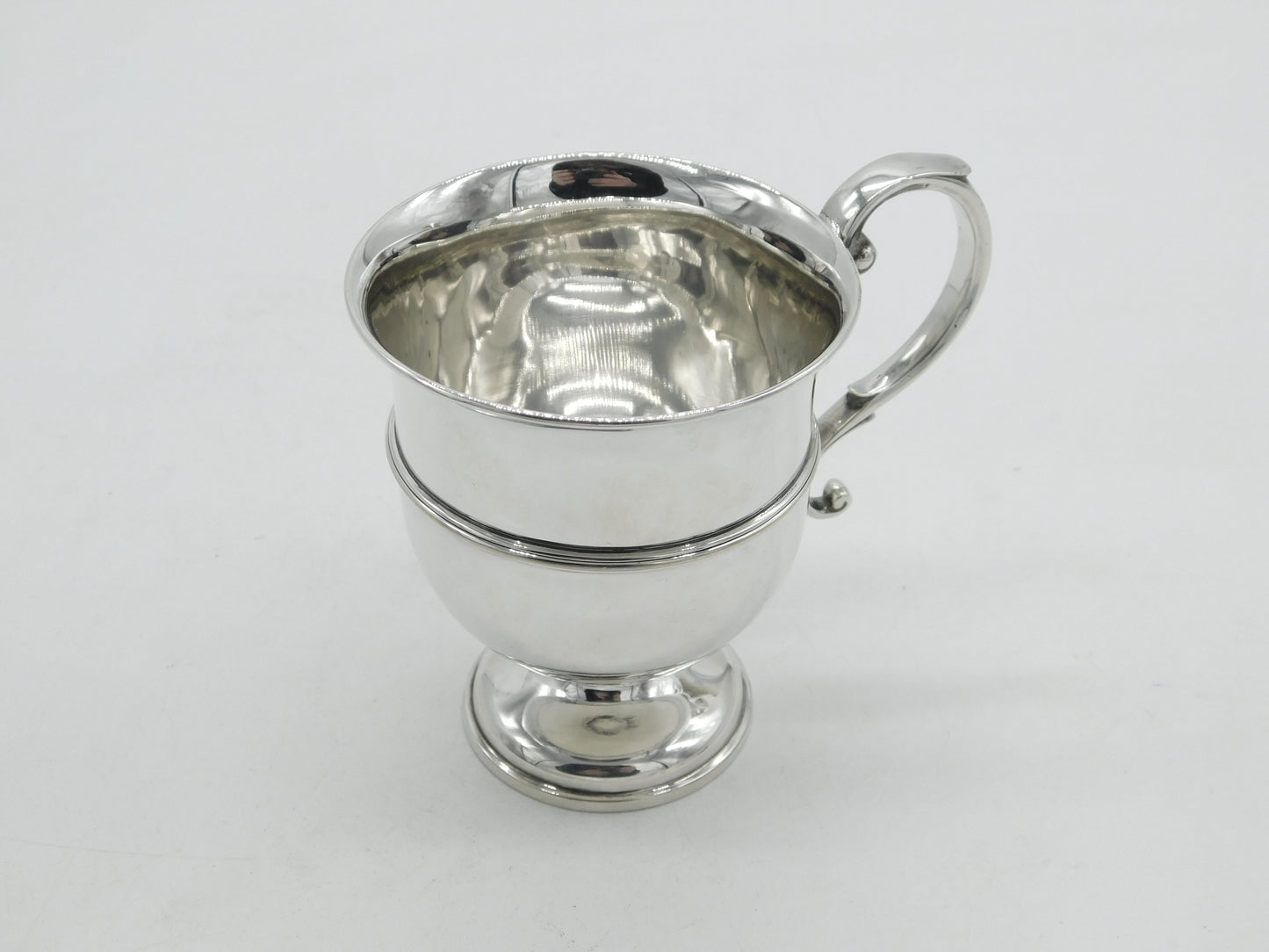 Edwardian Sterling Silver Christening Mug Antique 1903 Sheffield
