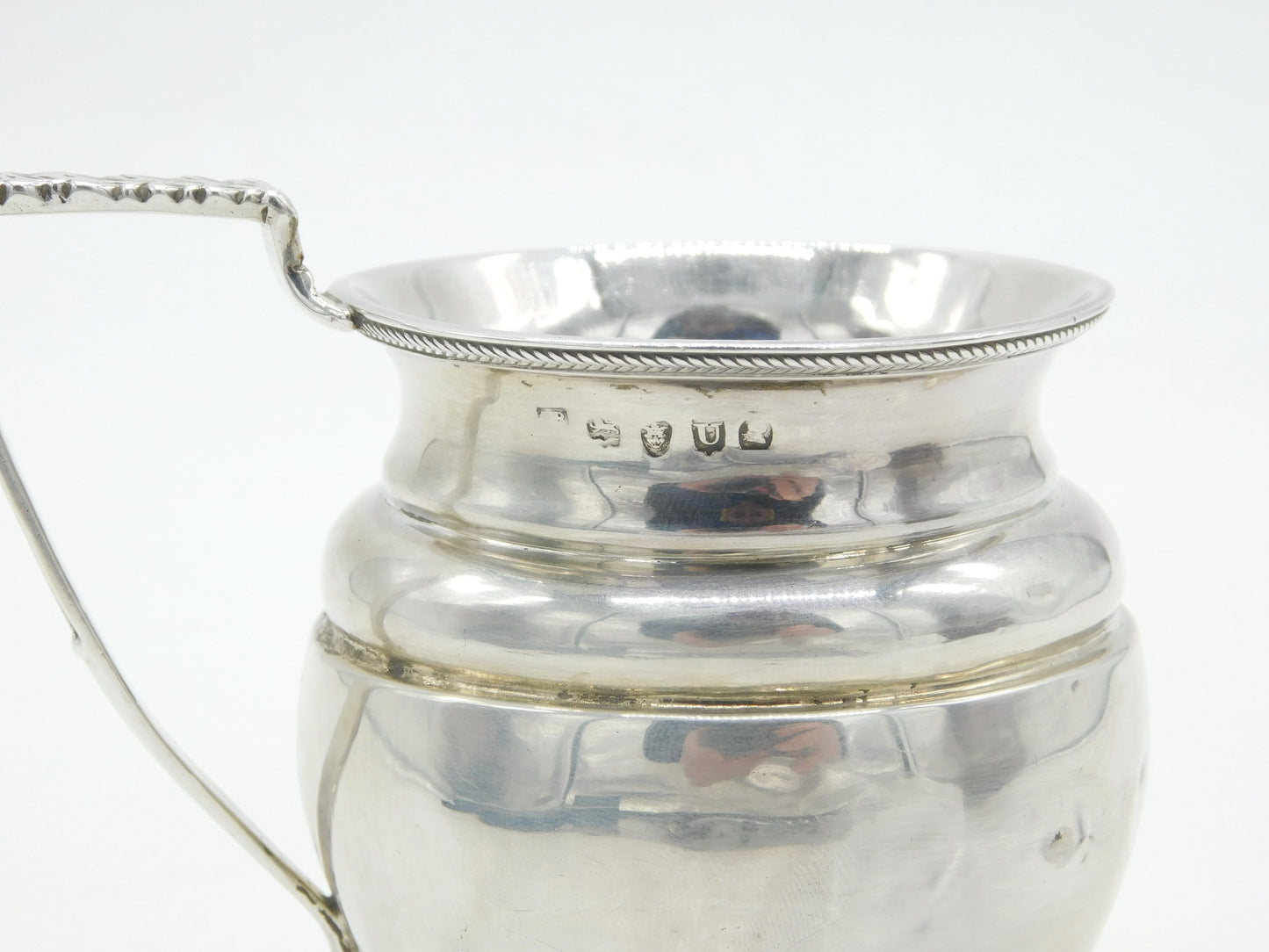 George III Sterling Silver Baluster Christening Mug Tankard Antique 1795 London
