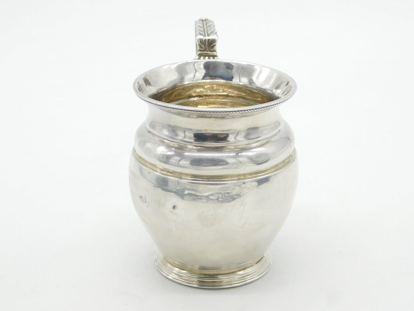 George III Sterling Silver Baluster Christening Mug Tankard Antique 1795 London