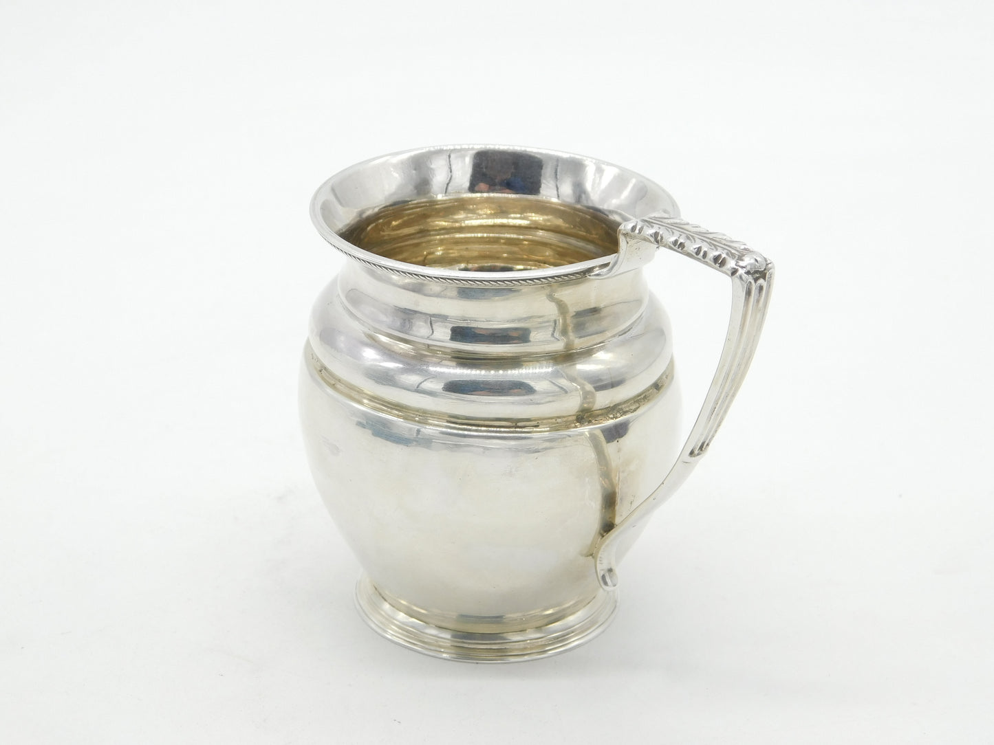 George III Sterling Silver Baluster Christening Mug Tankard Antique 1795 London