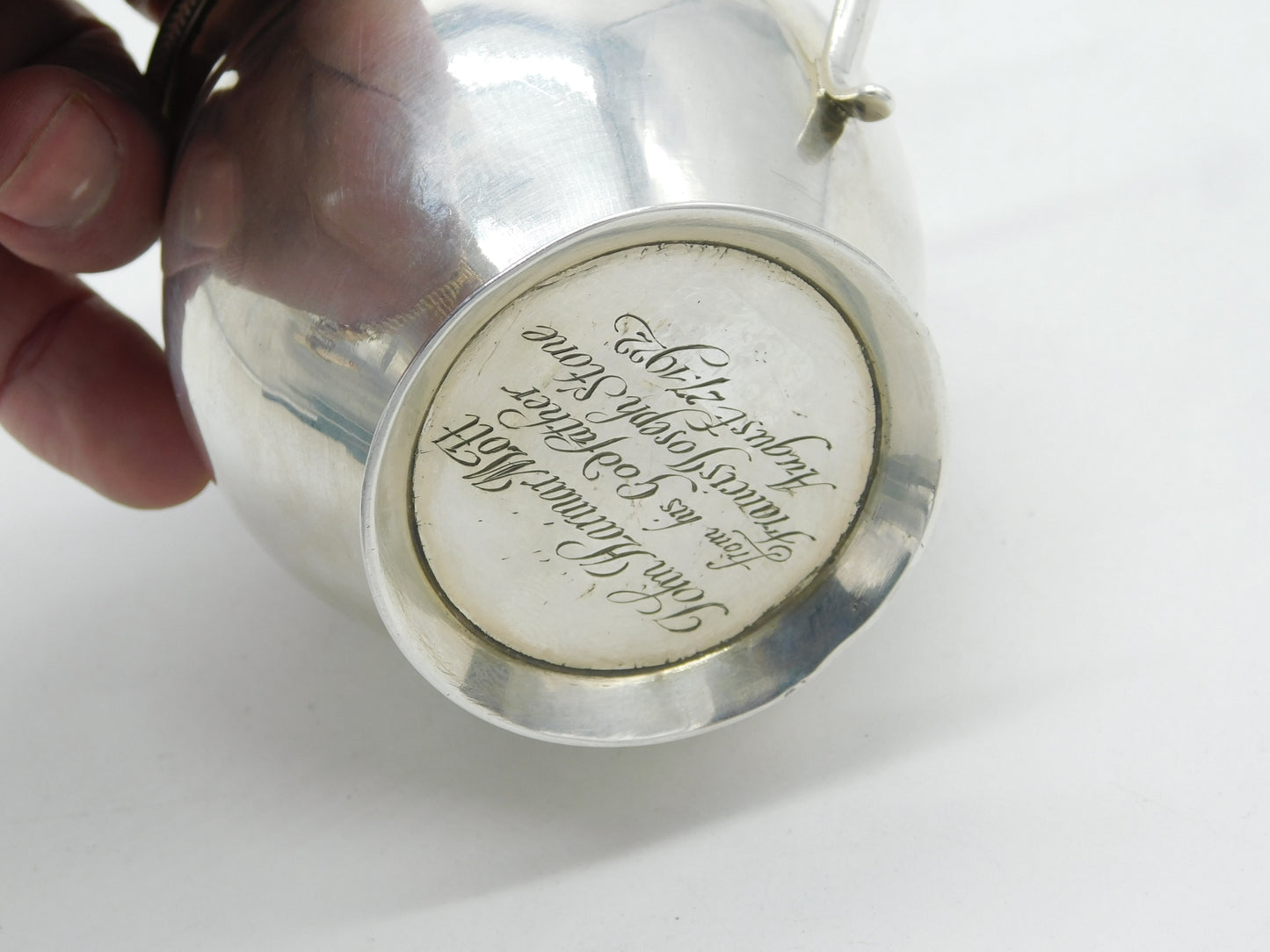 George III Sterling Silver Baluster Christening Mug Tankard Antique 1795 London