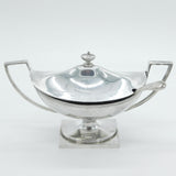 George III Sterling Silver Two-Handled Sauce Tureen Antique 1793 London