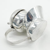 Victorian Australian Silver Plated Travelling Shaving Mug Set Antique c1890