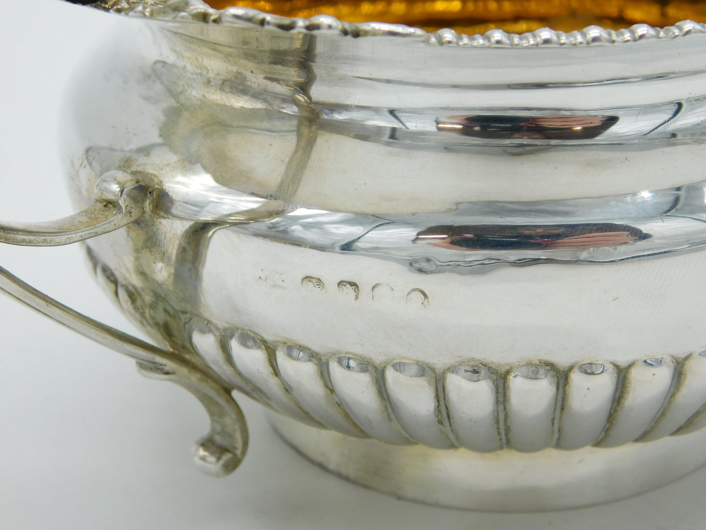 George III Sterling Silver Acanthus Pattern Cream Jug Antique 1794 London