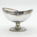 George III Sterling Silver Pedestal Swing Handle Basket Antique 1798 London