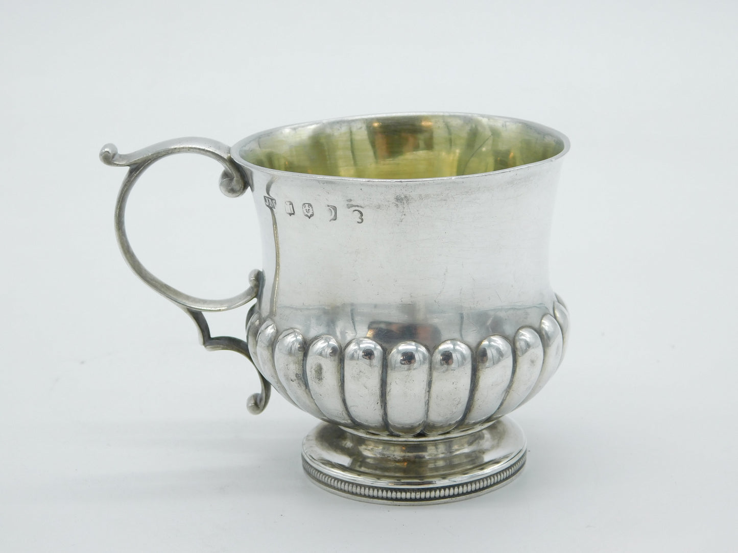 George III Scottish Sterling Silver Christening Mug Antique 1820 Edinburgh