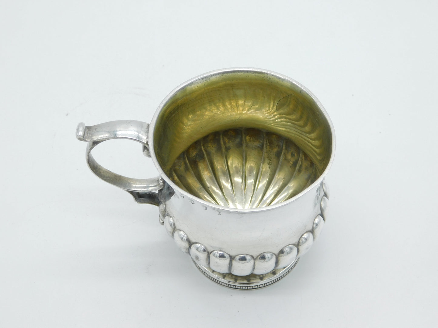 George III Scottish Sterling Silver Christening Mug Antique 1820 Edinburgh