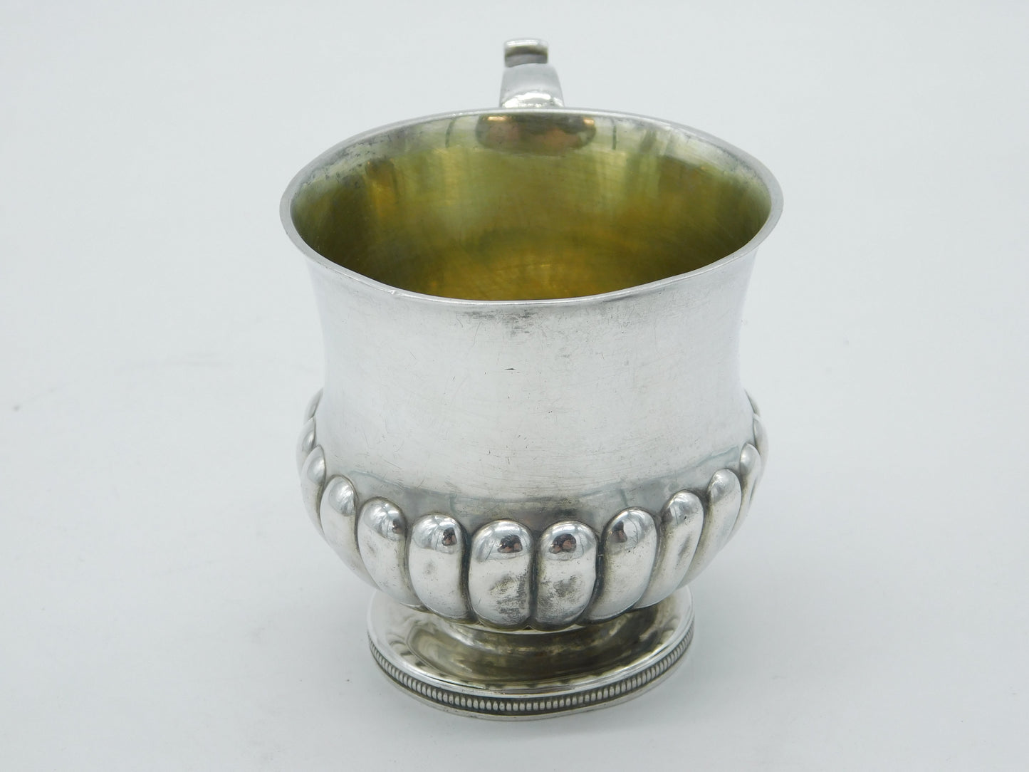 George III Scottish Sterling Silver Christening Mug Antique 1820 Edinburgh