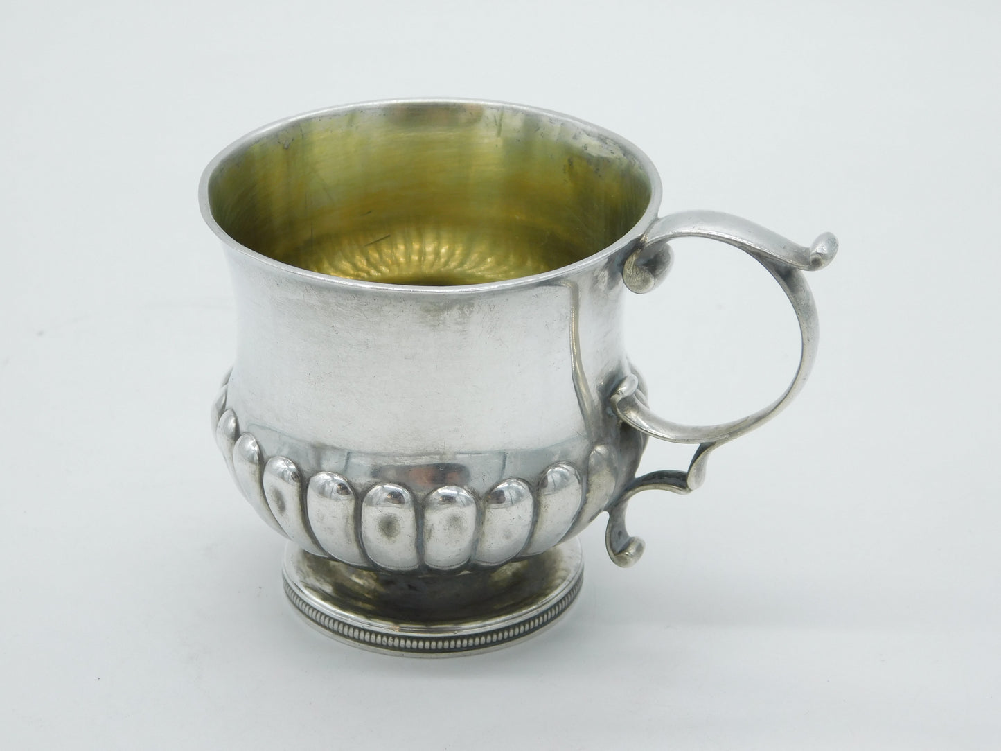 George III Scottish Sterling Silver Christening Mug Antique 1820 Edinburgh