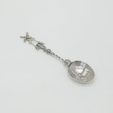 Victorian Dutch Sterling Silver Picture Bowl Liberation Spoon Antique c1880