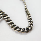 Sterling Silver Double Graduating Albert Watch Chain 1917 Chester Antique