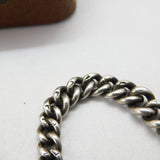 Sterling Silver Double Graduating Albert Watch Chain 1917 Chester Antique