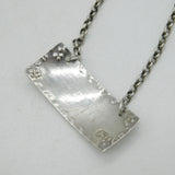 George III Sterling Silver Hock Decanter Label Antique c1770 Hester Bateman