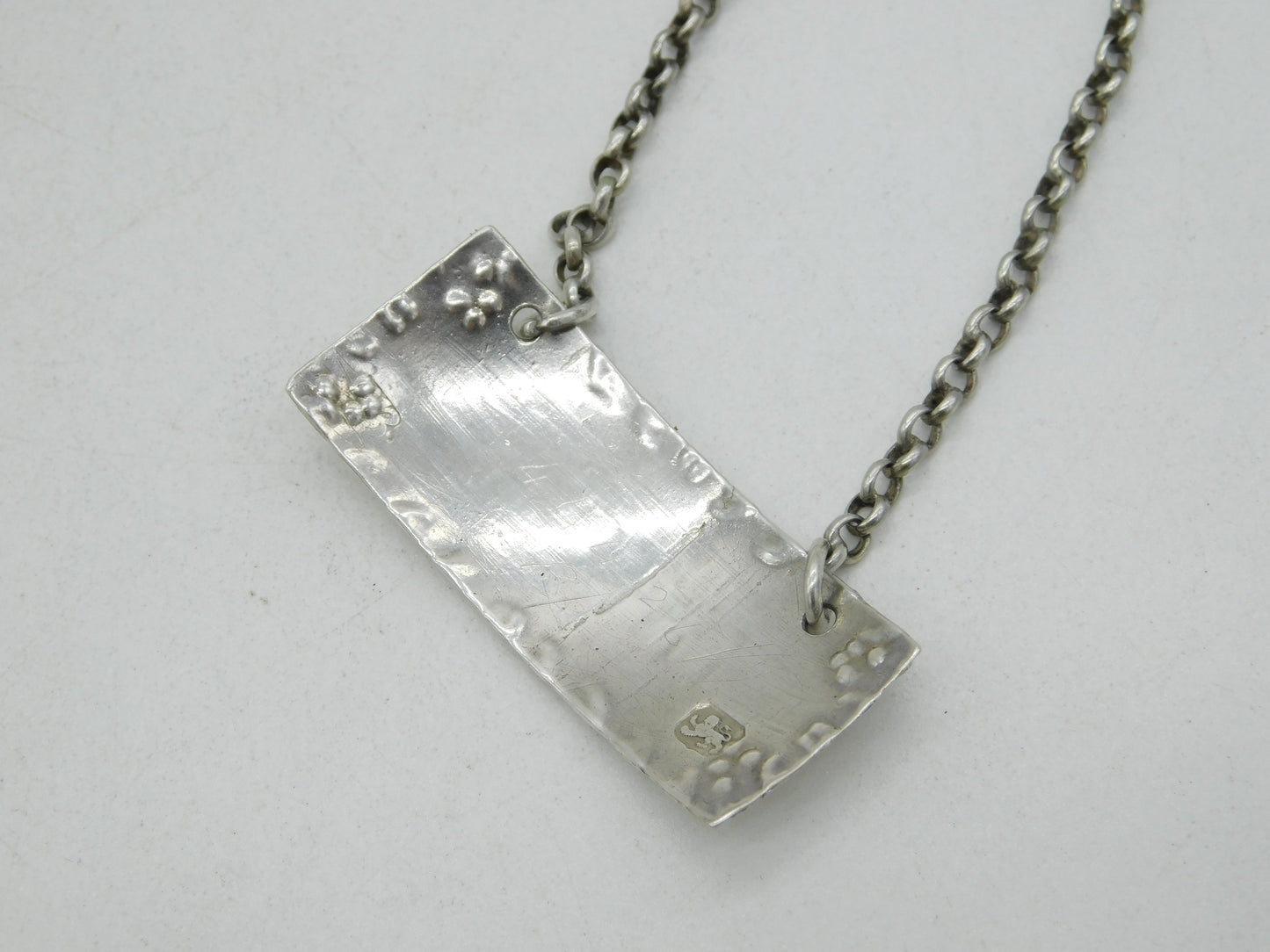 George III Sterling Silver Hock Decanter Label Antique c1770 Hester Bateman