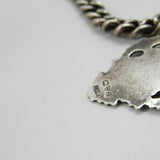Sterling Silver Double Graduating Albert Watch Chain 1917 Chester Antique
