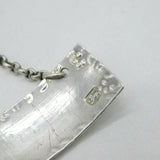 George III Sterling Silver Hock Decanter Label Antique c1770 Hester Bateman