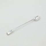 Sterling Silver Long Handle Fiddle Pattern Cocktail Mixing Spoon 1927 London