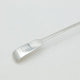 Sterling Silver Long Handle Fiddle Pattern Cocktail Mixing Spoon 1927 London