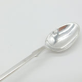 Sterling Silver Long Handle Fiddle Pattern Cocktail Mixing Spoon 1927 London