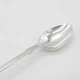 Sterling Silver Long Handle Fiddle Pattern Cocktail Mixing Spoon 1927 London