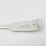 Sterling Silver Long Handle Fiddle Pattern Cocktail Mixing Spoon 1927 London