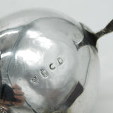 George III Sterling Silver Scroll Handle Sauce Boat Antique 1807 London