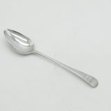 George III Jersey Sterling Silver Serving Spoon Antique 1806 Jacques Quesnel