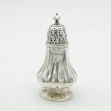 George IV Sterling Silver Fluted Muffineer Sugar Caster Antique 1823 London