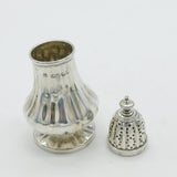 George IV Sterling Silver Fluted Muffineer Sugar Caster Antique 1823 London