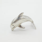Sterling Silver Sculpture of Figure Leaping Dolphin Vintage c1980