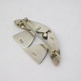 Edwardian Sterling Silver, Enamel & Agate Sporting Brooch Antique 1901 Birmingham