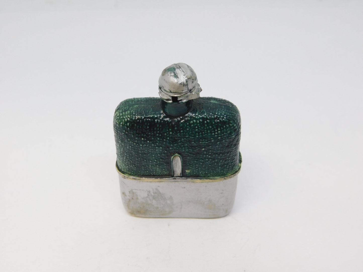 19th Century Novelty Hip Flask Form Tape Measure Antique c1890