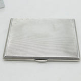 Sterling Silver Cigarette Case Owned by King George II of Greece with Signed Letter Antique 1932