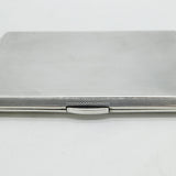 Sterling Silver Cigarette Case Owned by King George II of Greece with Signed Letter Antique 1932