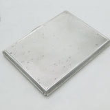 Sterling Silver Cigarette Case Owned by King George II of Greece with Signed Letter Antique 1932
