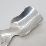 Sterling Silver 'Old Concord Festival' Tea Caddy Spoon Antique 1946 Birmingham