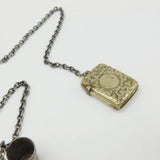 Victorian Cut Steel Large Sewing Chatelaine with Multiple Tools Antique c1860