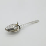 Sterling Silver Egg Shaped String Loaded Tea Infuser Antique 1930 Art Deco Birmingham