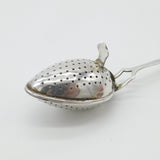 Sterling Silver Egg Shaped String Loaded Tea Infuser Antique 1930 Art Deco Birmingham
