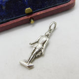 Sterling Silver William Shakespeare Charm Pendant 1911 Birmingham Antique