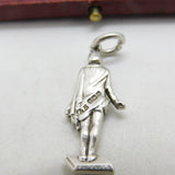 Sterling Silver William Shakespeare Charm Pendant 1911 Birmingham Antique