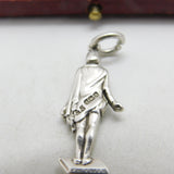 Sterling Silver William Shakespeare Charm Pendant 1911 Birmingham Antique