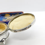 Sterling Silver Paw Foot Ring Box 1911 Birmingham Antique Art Deco