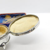 Sterling Silver Paw Foot Ring Box 1911 Birmingham Antique Art Deco
